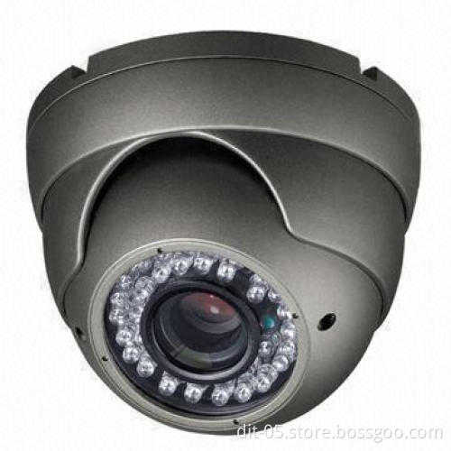 Security Varifocal Lens Dome Camera with 36 Pieces of IR LEDs